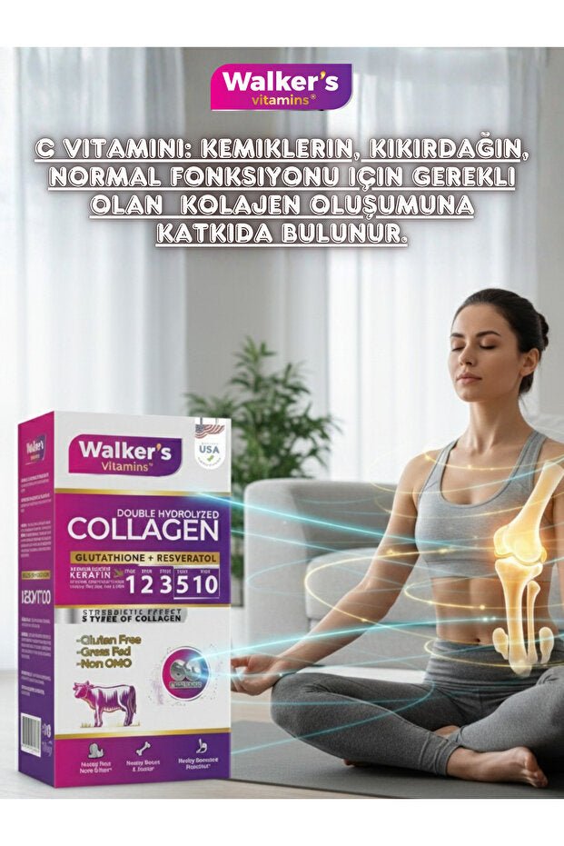 5 Types Collagen with Keratin, Biotin, Zinc - 60 Tablets - TryAladdin