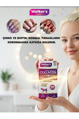 5 Types Collagen with Keratin, Biotin, Zinc - 60 Tablets - TryAladdin