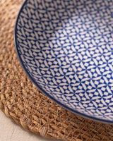 New Bone China Dinner Plate - Rêve Bleu Dandelion Motif