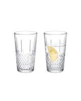 Clear Glass 4-Piece Water Tumbler Set - Modern & Versatile