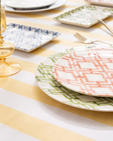 New Bone 15-Piece Dinner Set - Vibrant Colorful Presentation Design