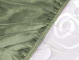 Soft 100% Cotton Sateen Fitted Sheet - Double Bed