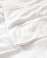Luxury Muslin Cotton King Size Duvet Cover Set - Breathable & Soft