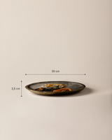 Louis Decorative Accent Plate - Brown Home Decor Dish