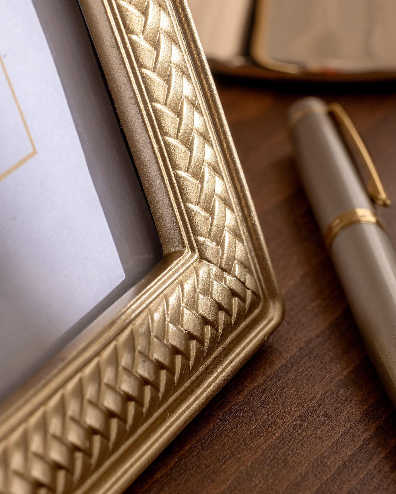Gold Medium Decorative Photo Frame