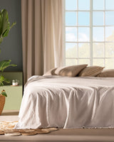Aceline 100% Cotton Queen Size Bedspread - Soft & Breathable Bed Cover