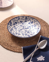 Nuevo Plato de Porcelana Bone China - Diseño de Ángel Azul Soñador