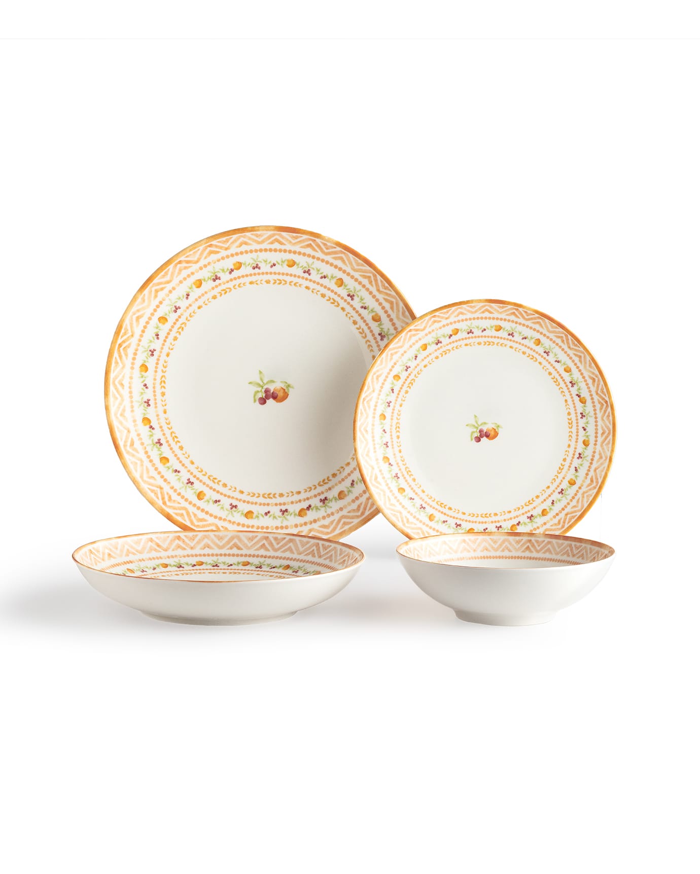 New Bone 6-Person Dinner Set - Sophisticated & Durable Design