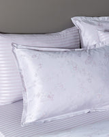 Audrey Jacquard Satin Duvet Cover Set, Luxury Family Bedding