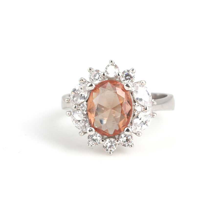 Professional 925 Sterling Silver Oval Zultanite Halo Ring