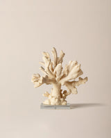 Elegant Resin Figurine - Beatrice Cream Accent Sculpture