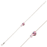 Delicate Heart Motif Bracelet - Elegant & Timeless Charm
