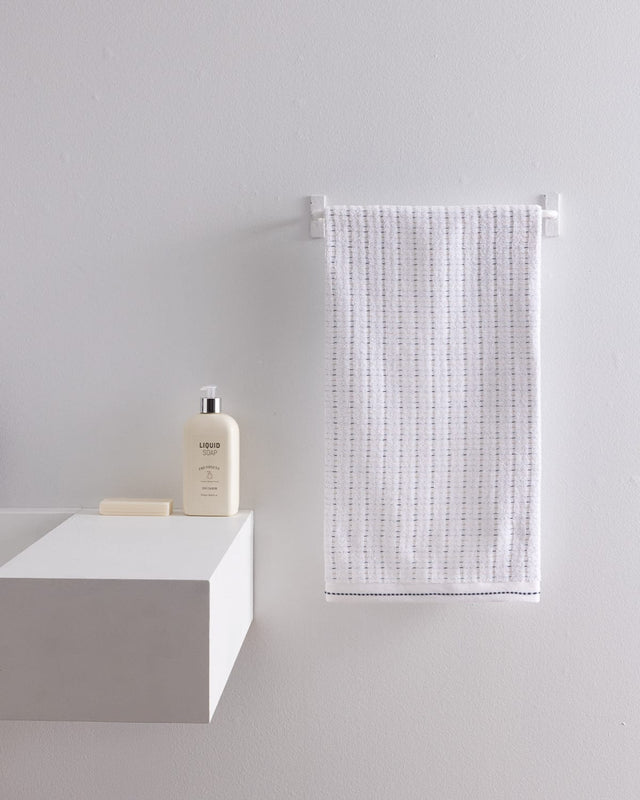 Cotton Blend Face Towel - Elegant Grenat Design