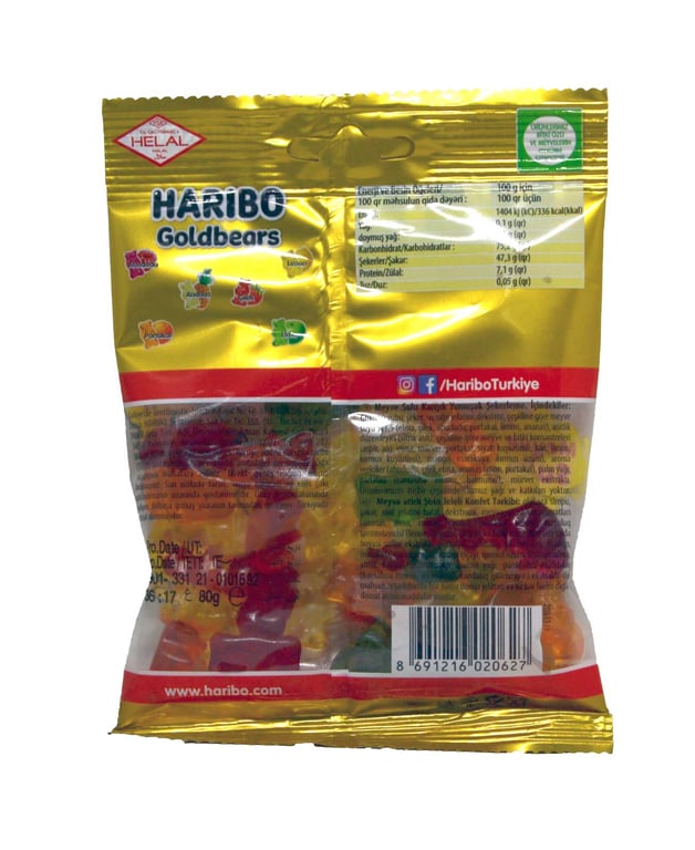 Classic Golden Gummy Bear Candy