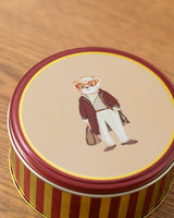 Louise Small Round Metal Decorative Storage Box