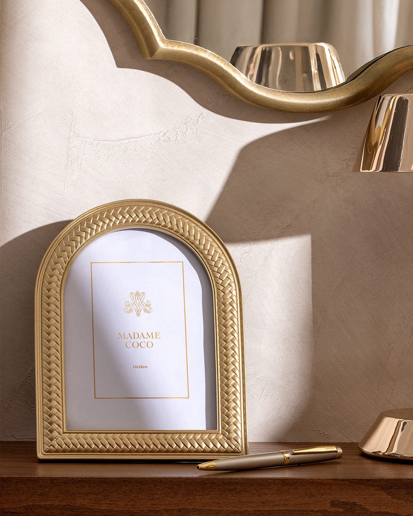 Gold Medium Decorative Photo Frame