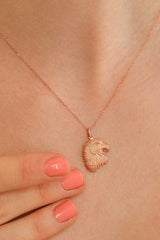 925 Sterling Silver Men's Necklace - Eagle Head Design
