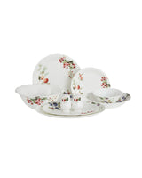 Fine Bone Porcelain 6-Person Dinnerware Set - Vibrant & Colorful