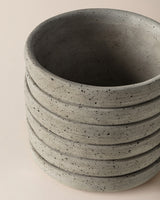 Durable Cement Planter - Modern Minimalist Soft Grey Finish