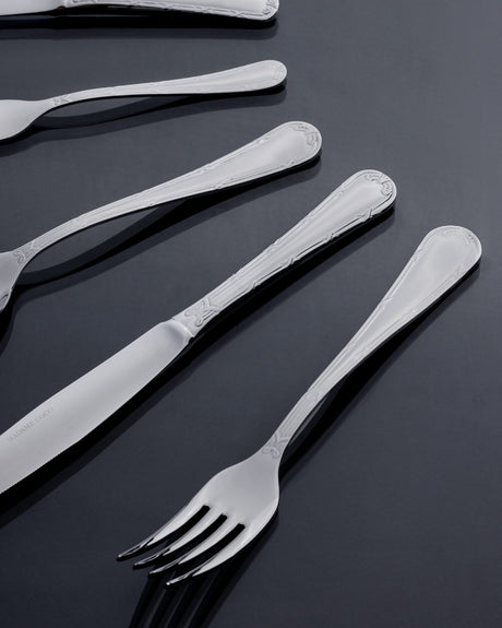 Stainless Steel 42-Piece Cutlery Set - Elegant Design