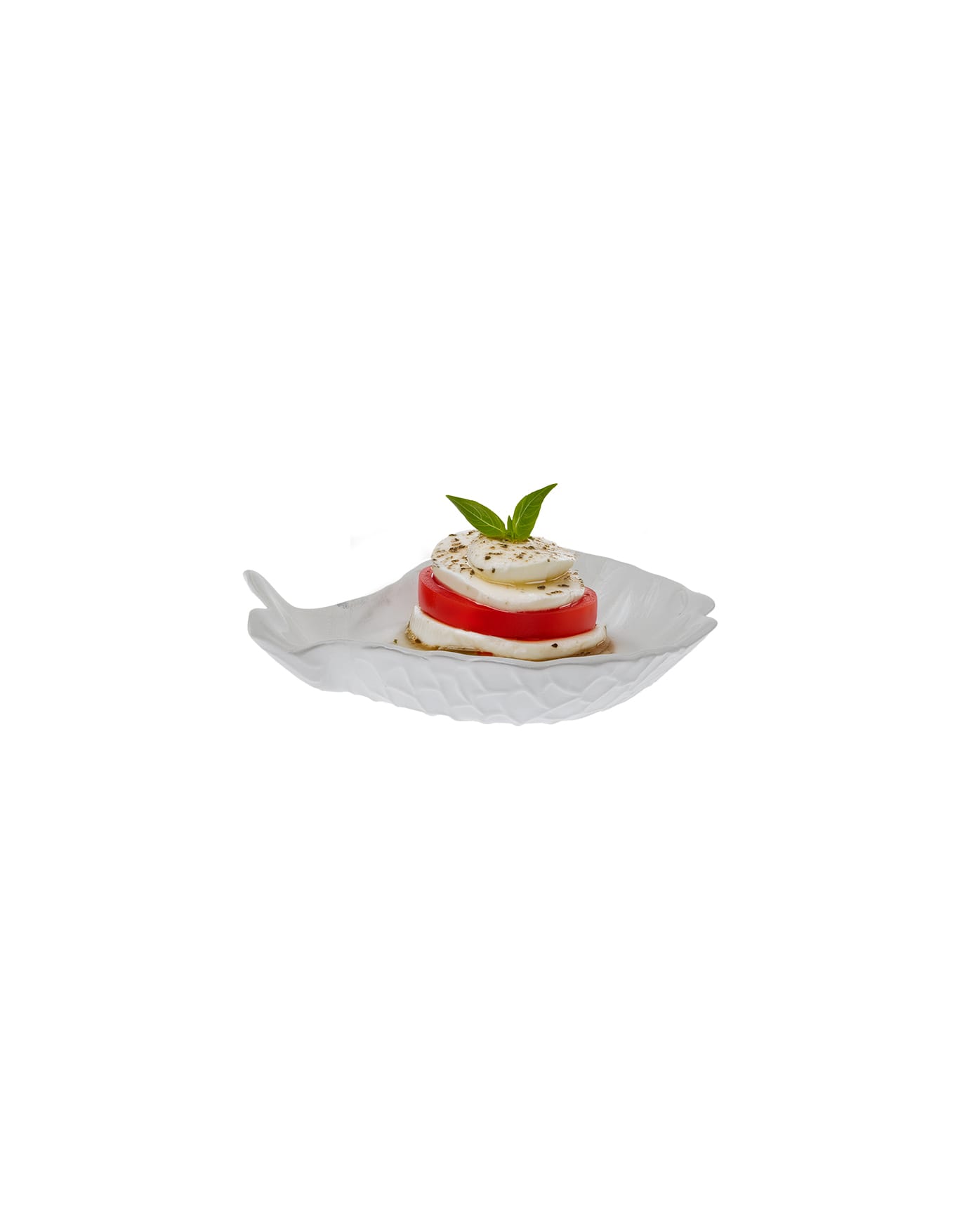 Small Glass Fish Plate - Appetizer & Sushi Serving Dish