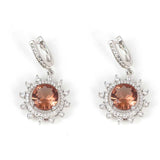 Sterling Silver Zultanite Sun Dangle Earrings - Color Changing Gem