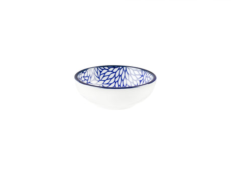 New Bone China Mini Plate - Elegant Rêve Bleu Drancy Blue Dream Design