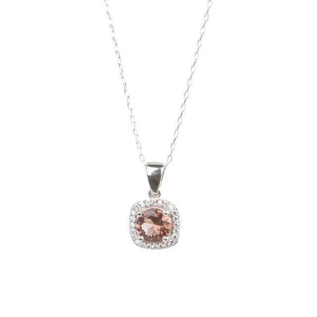 Premium Silver Square Cut Zultanite Pendant