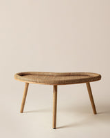 Perla Natural Finish Accent Side Table