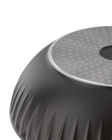 Non-Stick Brown 30 cm Wok Pan for Stir-Fry Cooking