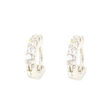 Premium Sterling Silver Five Stone Cartilage Earring