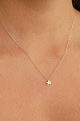 Premium Sterling Silver Delicate Star Necklace