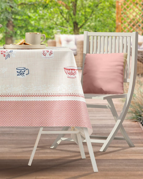 Mavel PVC Tablecloth - Durable Spill-Proof Dining Table Cover