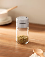 190ml Glass Spice Jar with Airtight Lid - Kitchen Food Storage Container