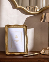 Elegant Gold Medium Photo Frame for Home Decor