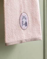 100% Cotton Face Towel - Soft, Absorbent, Powder Pink