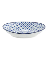 New Bone China Blue Oval Dessert Plate