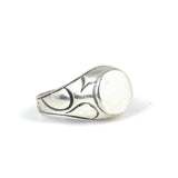 Sleek 925 Sterling Silver Plain Men's Ring
