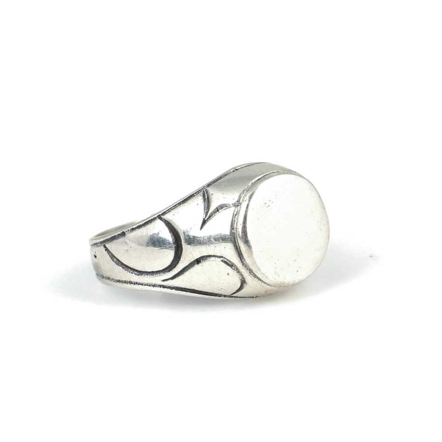 Sleek 925 Sterling Silver Plain Men's Ring