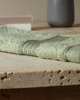 Light Green Cotton Hand Towel Set - 2 Pack