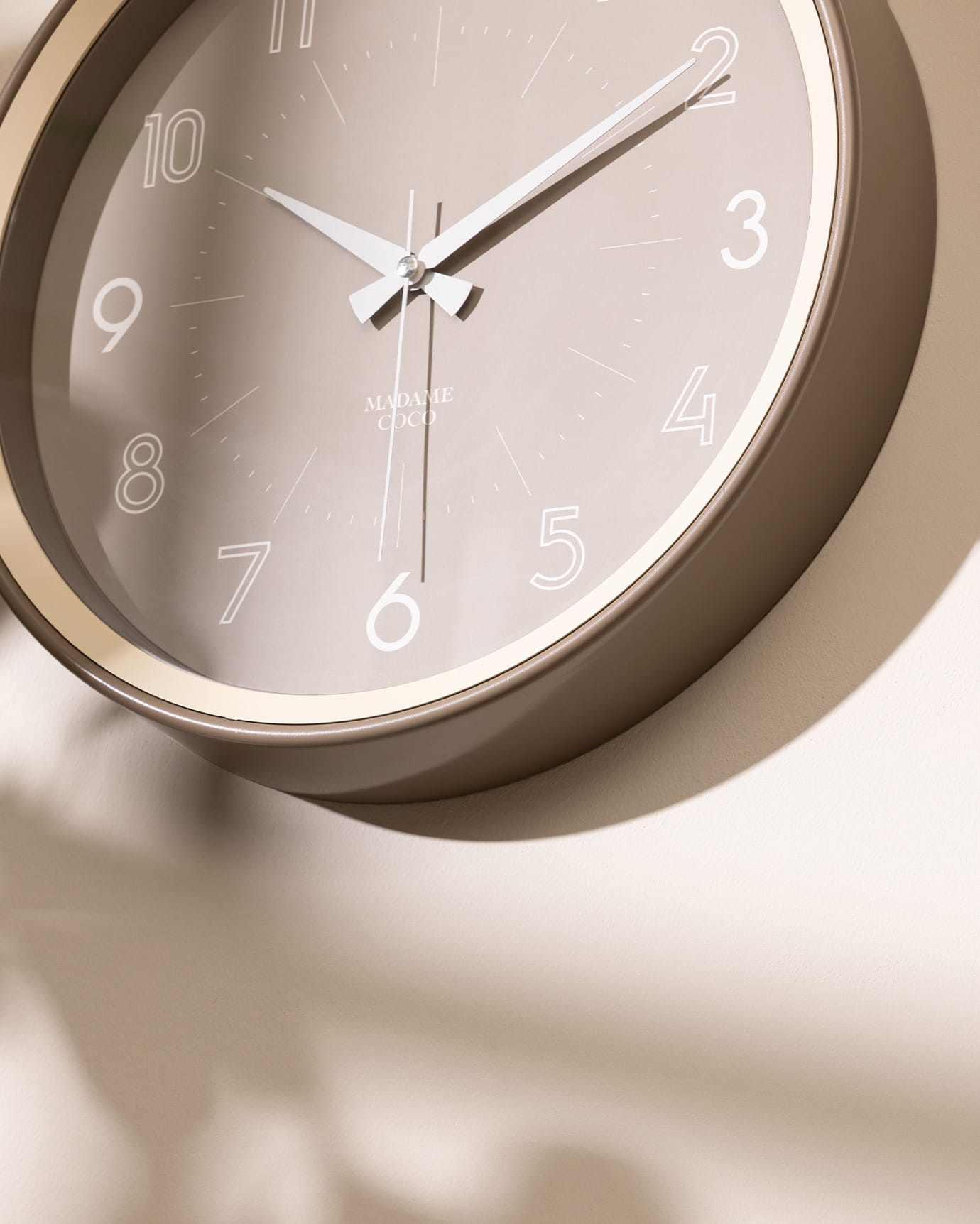Plastic Wall Clock - Elara Modern Minimalist Home Decor Accent