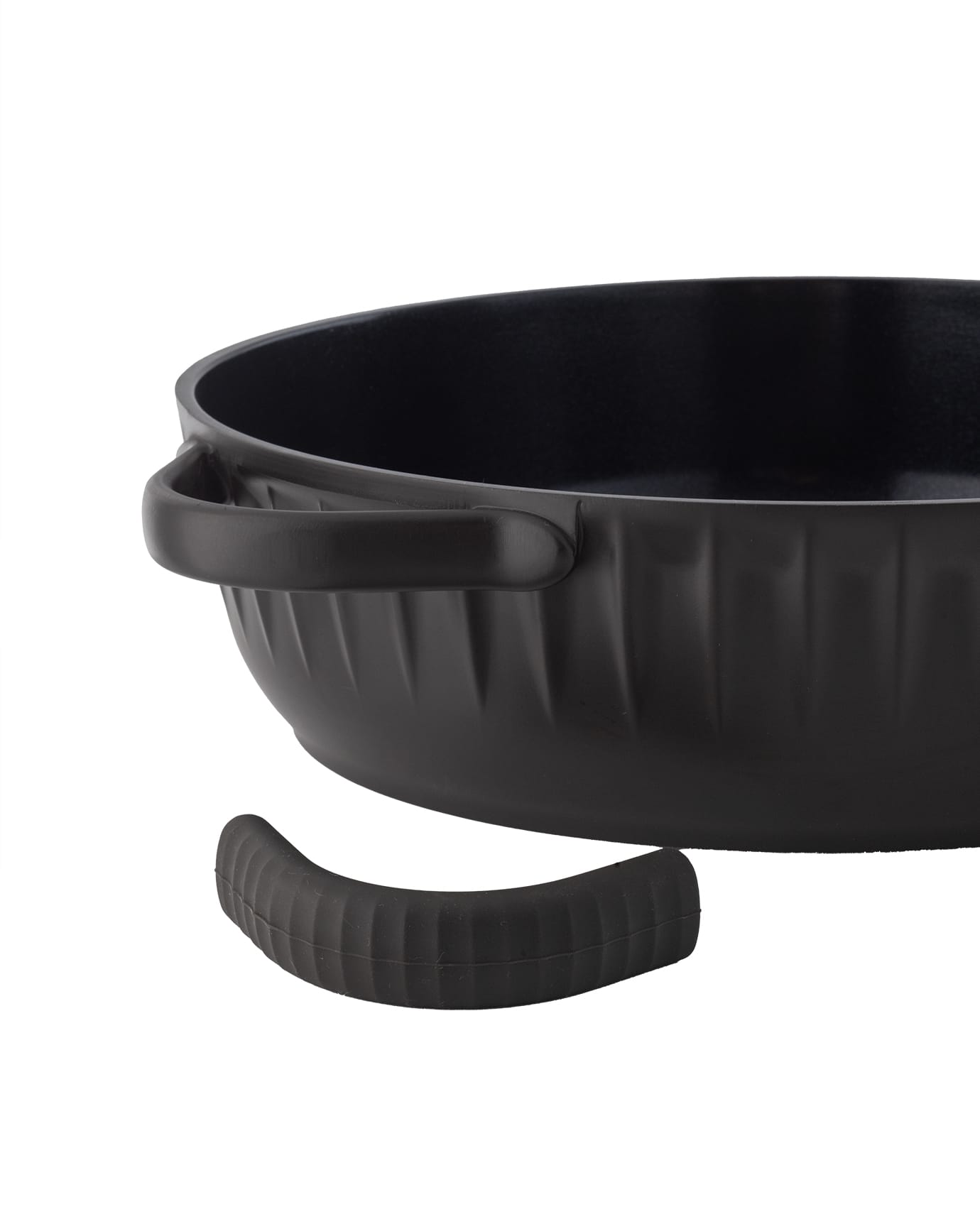 Freya 28 cm Brown Cooking Pot with Lid, Large Capacity Stockpot