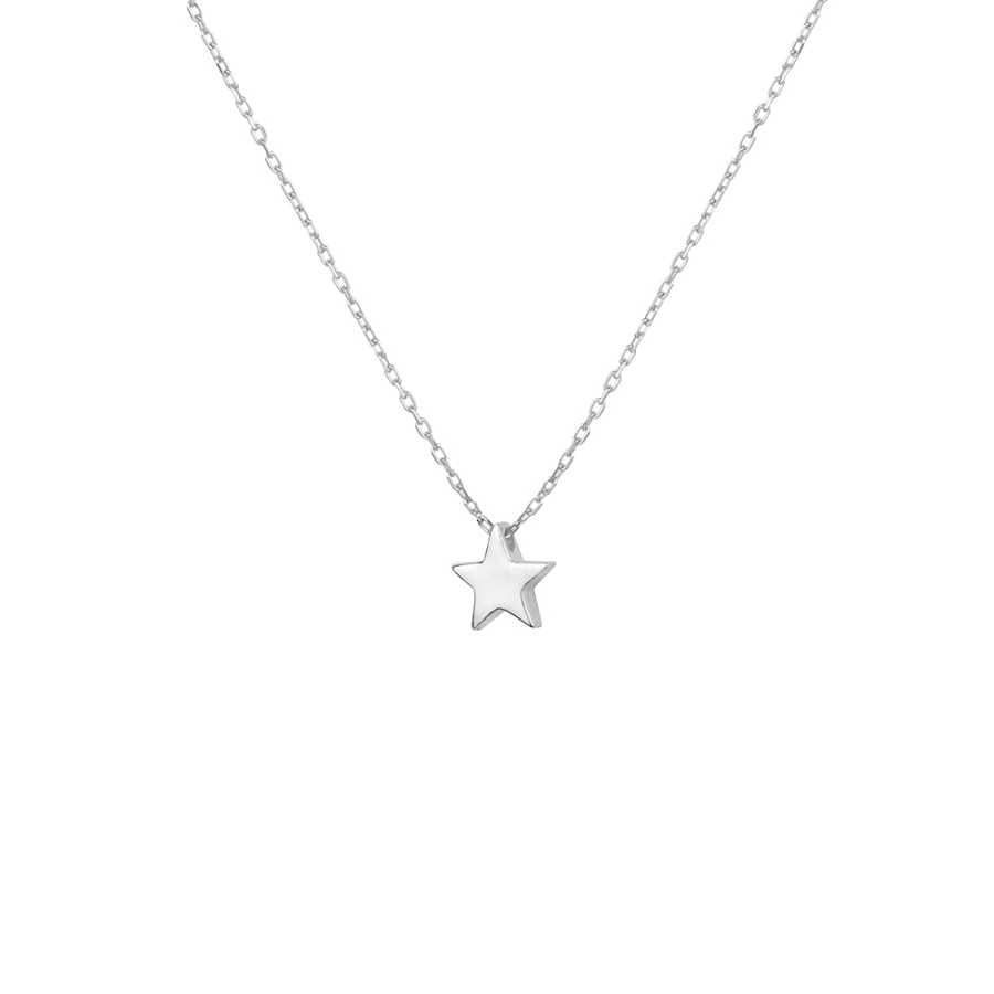 Premium Sterling Silver Delicate Star Necklace