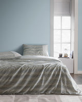 100% Cotton Double Size Duvet Cover Set - Crepe Printed Design
