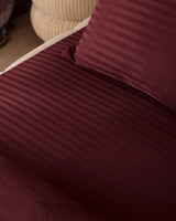 Jacquard Sateen Cotton Blend Duvet Cover Set - Auvergne Design