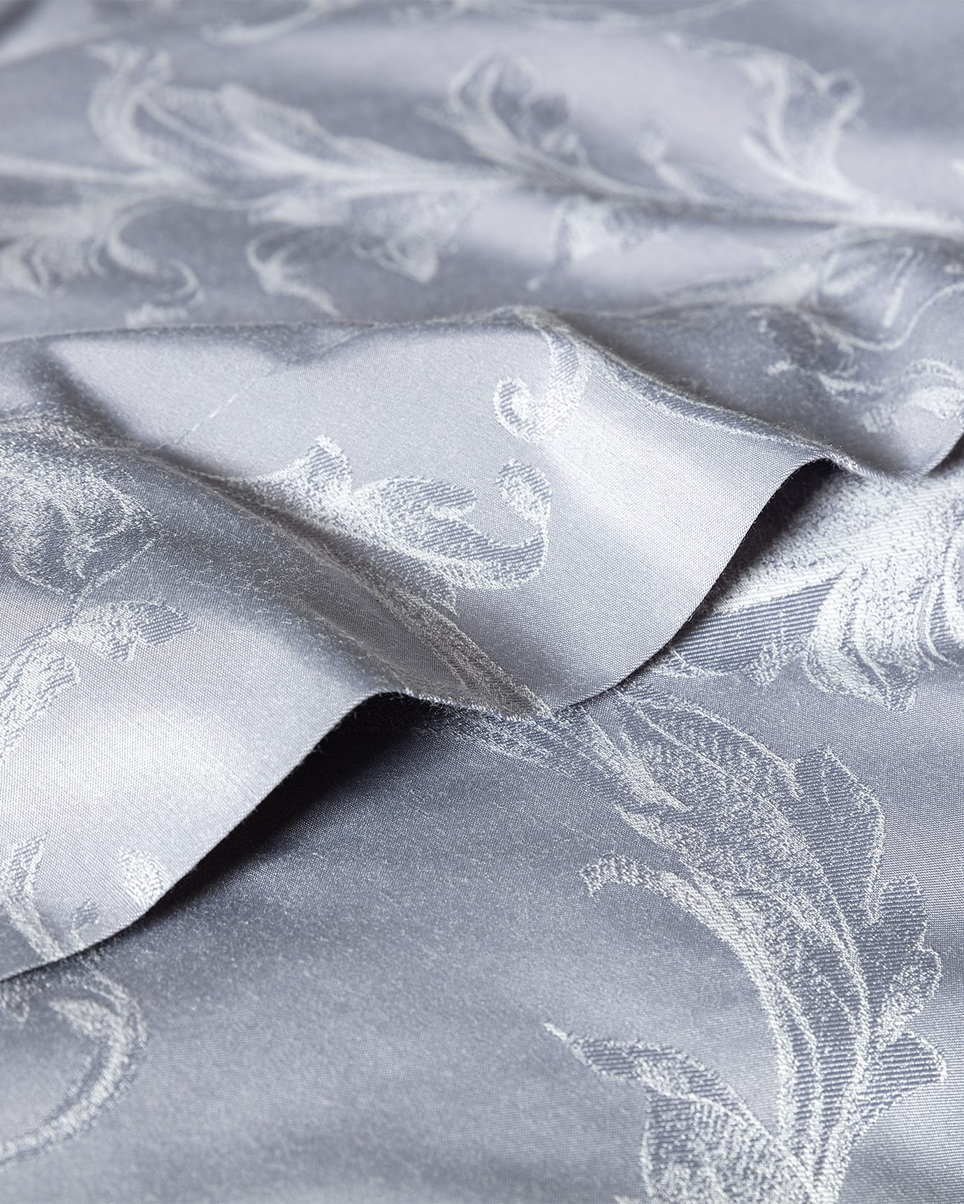 Premium Cotton Blend King Size Duvet Cover Set - Jacquard Satin