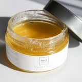 Výživná sada péče o tělo - exfoliační peeling a hydratační tuhý olej