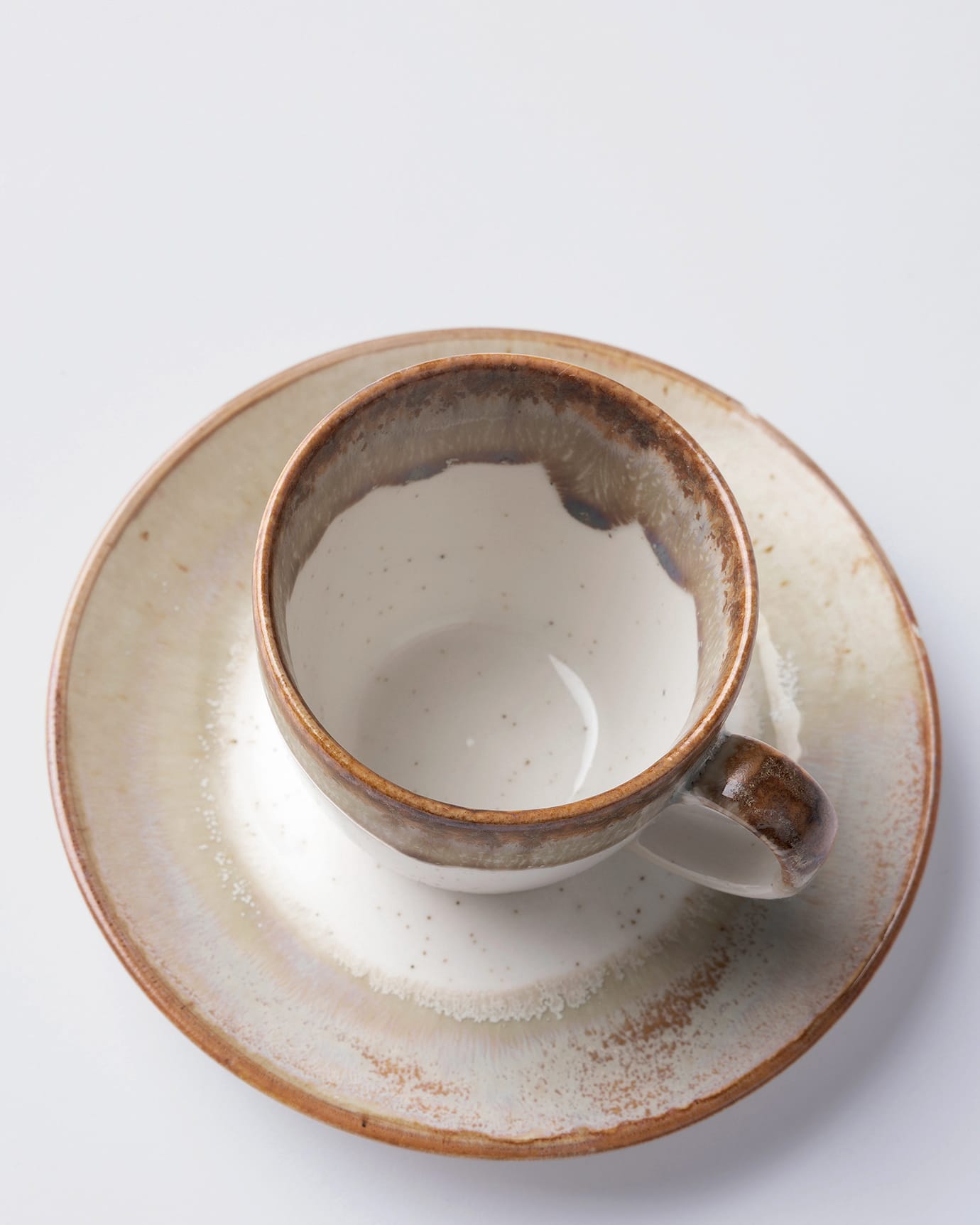 Porcelain 6-Person Coffee Cup Set - Mathilda Classic Design