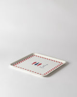 Plastic Square Serving Tray - Contemporary & Easy Care Design