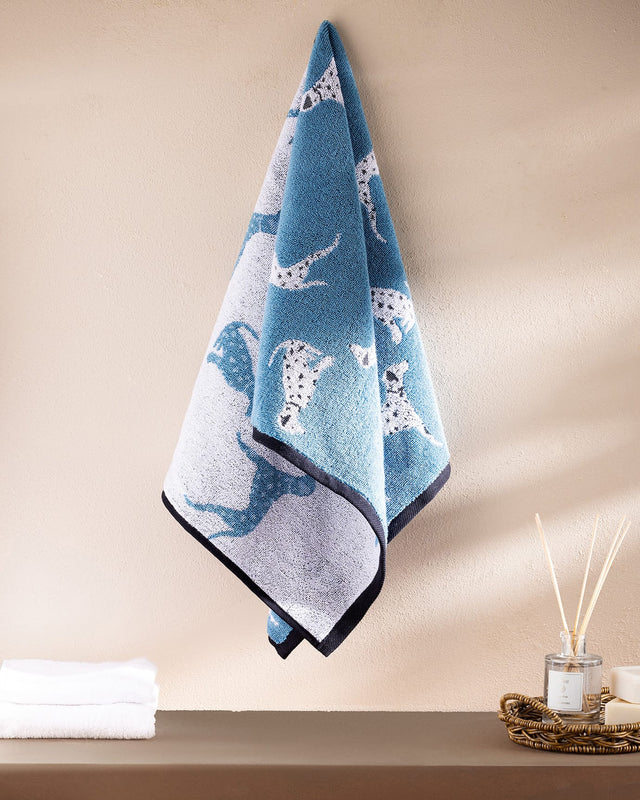 100% Cotton Face Towel - Dalmatian Speckle Design